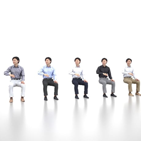 3D人物素材 [Posed]  065_Syun