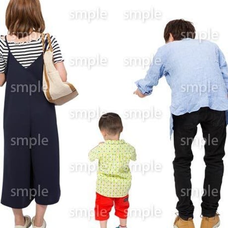 Cutout People　ファミリー　GG_155