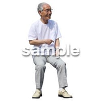 人物切抜き素材　シニアライフ編　R_486