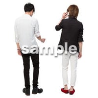 Cutout People　男性ペア　JJ_410