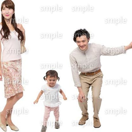 Cutout People　ファミリー　GG_141