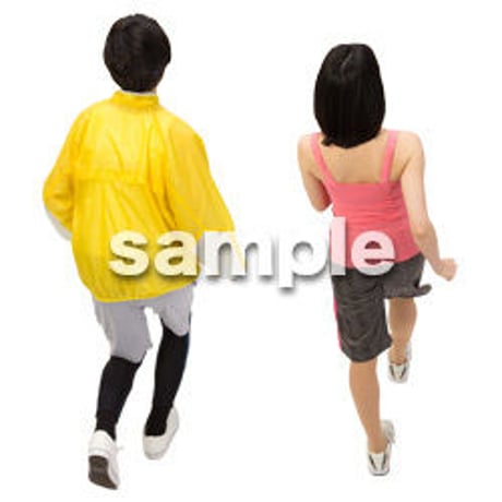 Cutout People　スポーツ 鳥瞰　CC_335