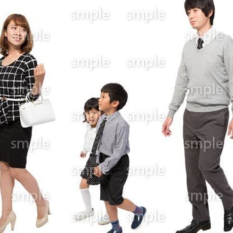 Cutout People　4人ファミリー　GG_212