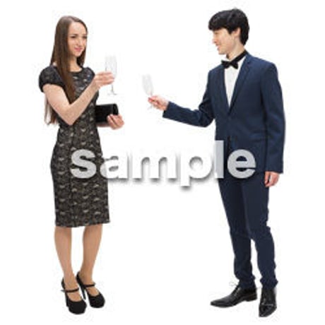 Cutout People　パーティー　DD_097