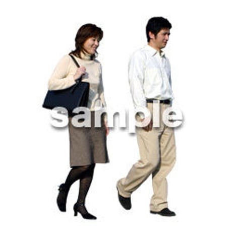 人物切抜き素材　男性女性編　A_022