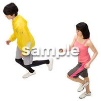 Cutout People　スポーツ 鳥瞰　CC_332