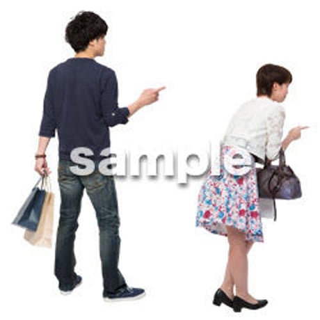 Cutout People　ショッピング　JJ_184