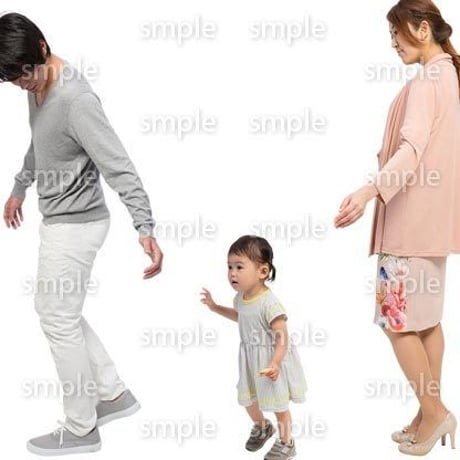 Cutout People　ファミリー　GG_058