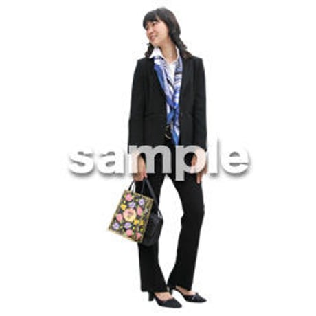 人物切抜き素材　アーバン・ショッピング編　M_084