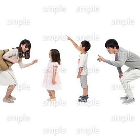 Cutout People　4人ファミリー　GG_478
