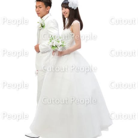 人物切抜きセット☆新郎新婦　1_set089