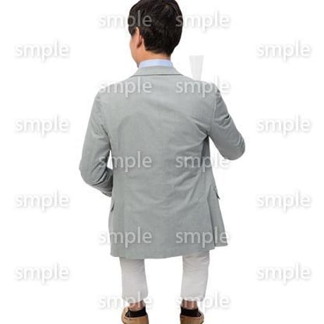 Cutout People　座る　男性　LL_240