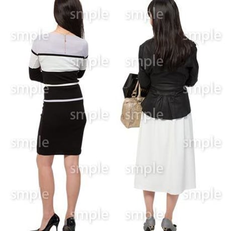 Cutout People　女性ペア　JJ_270