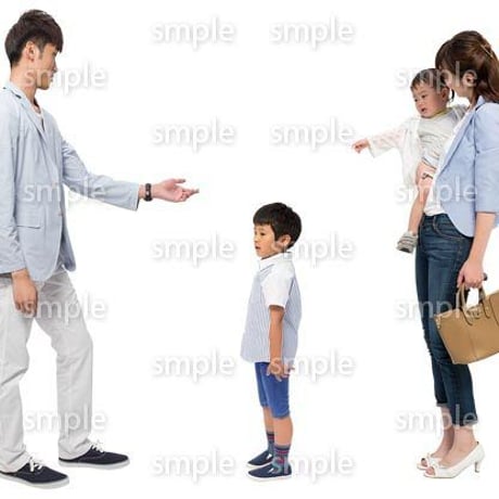 Cutout People　4人ファミリー　GG_448
