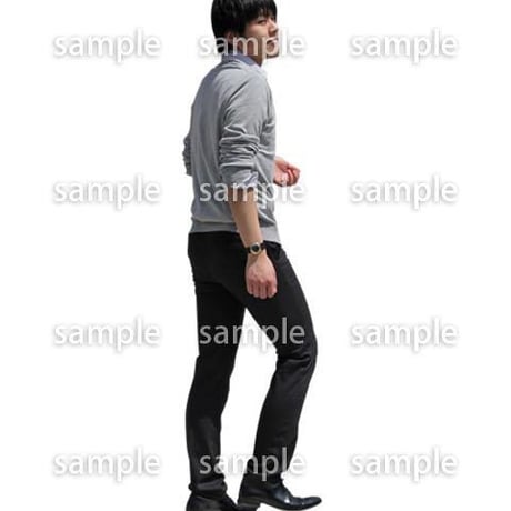 人物切抜き素材　ベーシックファッション編　P_359