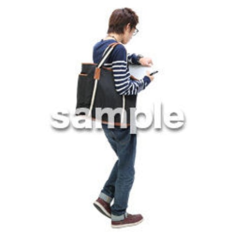 Cutout People　日本人カジュアル　BB_204