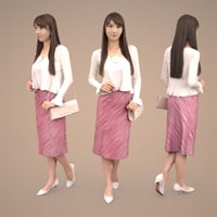 3D人物素材  [Posed]  005_Rika