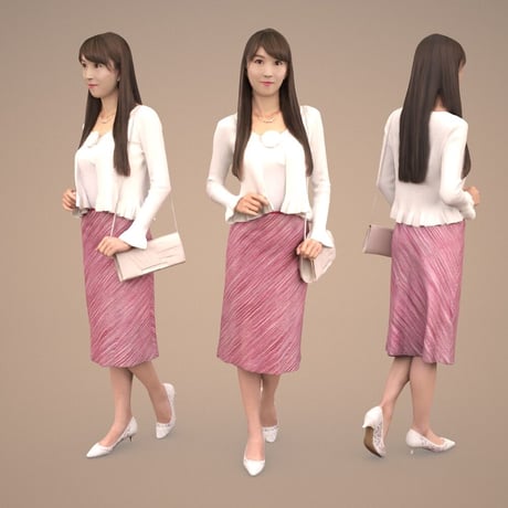 3D人物素材  [Posed]  005_Rika