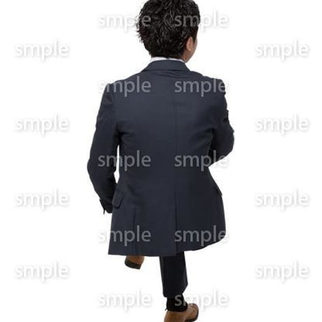 Cutout People　座る　男性　LL_005