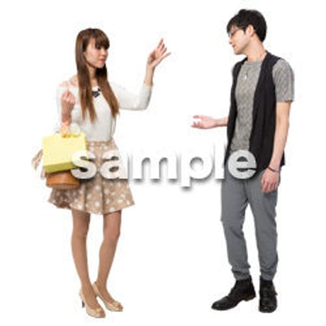 Cutout People　ショッピング　JJ_112