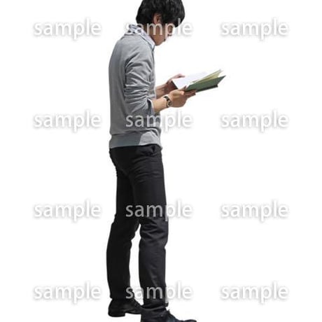 人物切抜き素材　ベーシックファッション編　P_363
