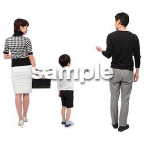 Cutout People　ファミリー　GG_055