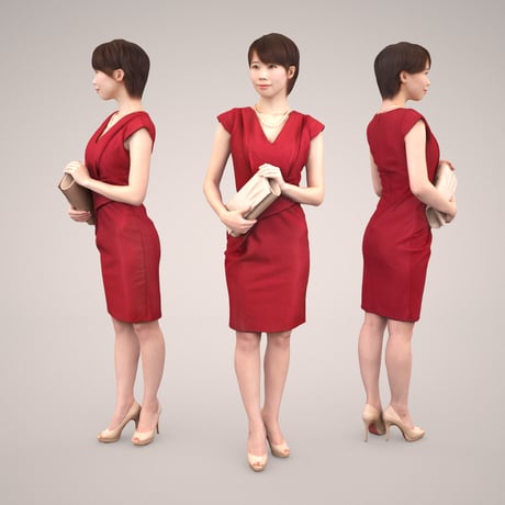 3D人物素材-ポーズド  10個セット 002_Posed-set