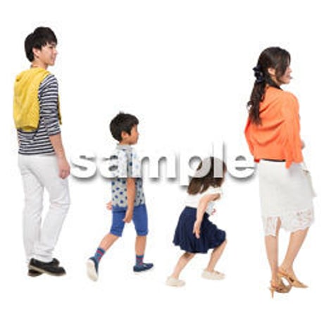 Cutout People　4人ファミリー　GG_269