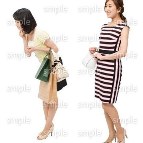 Cutout People　女性ペア　JJ_317
