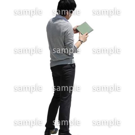 人物切抜き素材　ベーシックファッション編　P_364