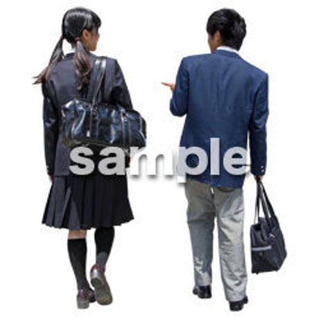 人物切抜き素材　キッズ・スクール編　O_364
