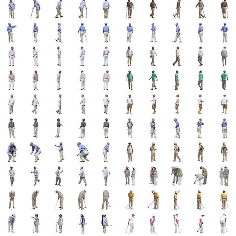 18 シニアライフ編 [ダウンロード版] | NO-N-NO 人物切り抜き