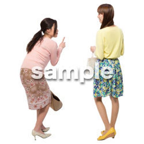 Cutout People　女性ペア　JJ_314