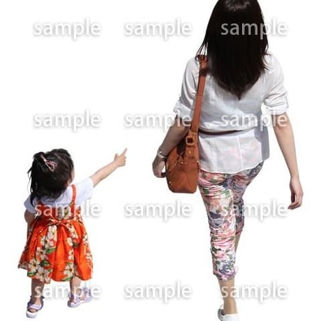 Cutout People　鳥瞰　人物　FF_145