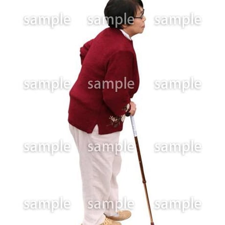 人物切抜き素材　鳥瞰編　N_301