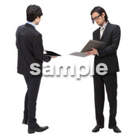 Cutout People　ビジネス-日本人　EE_022