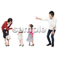 Cutout People　4人ファミリー　GG_472