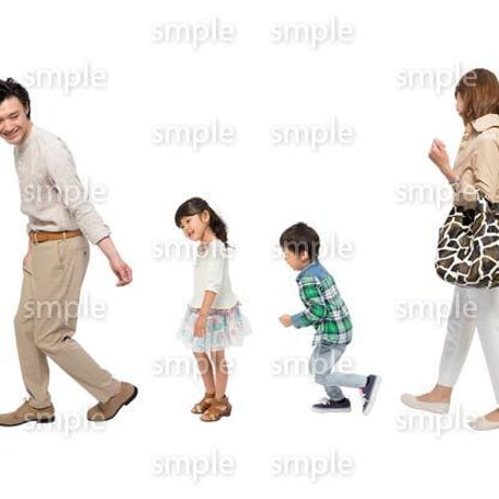 Cutout People　4人ファミリー　GG_263
