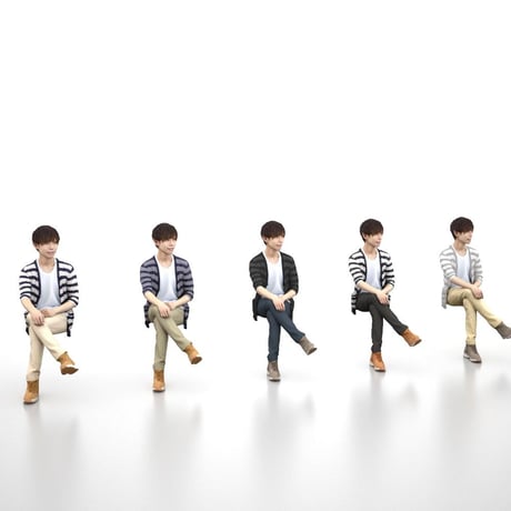 3D人物素材 [Posed]   035_Toru