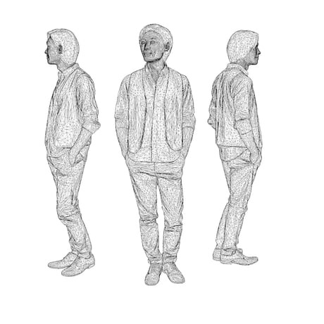 3D人物素材 [Posed]   069_Syun