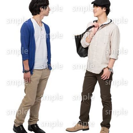 Cutout People　男性ペア　JJ_392