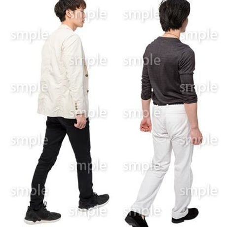 Cutout People　男性ペア　JJ_344