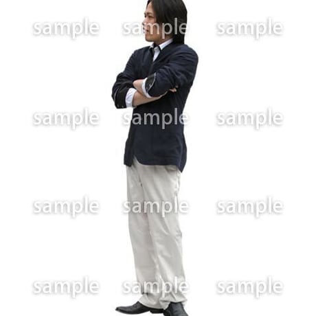 人物切抜き素材　ベーシックファッション編　P_432