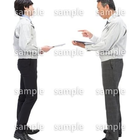 Cutout People　ビジネス-日本人　EE_058