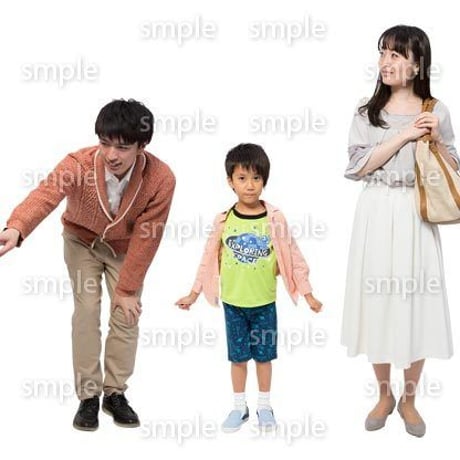 Cutout People　ファミリー　GG_146