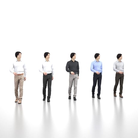 3D人物素材  [Posed]  067_Syun