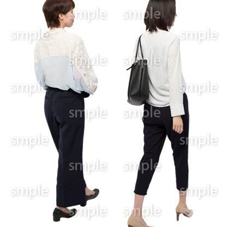 Cutout People　女性ペア　JJ_209