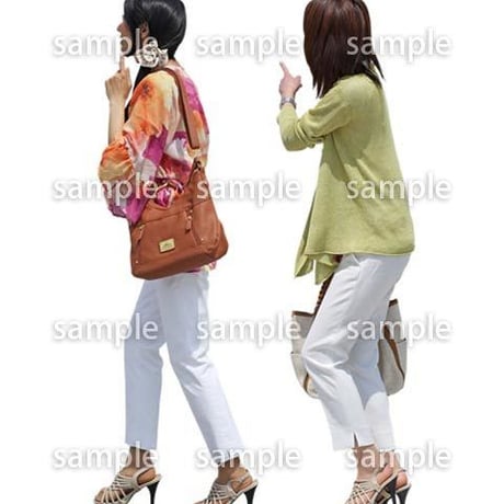 人物切抜き素材　ショッピングモール護編　T_228