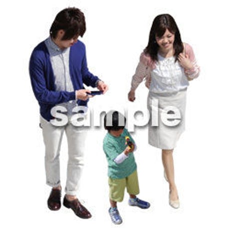 Cutout People　鳥瞰　人物　FF_151