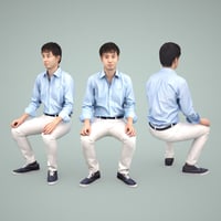 3D人物素材  [Posed]  109_Sota